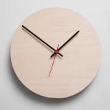 Native Decor Round Clock - Natural