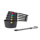 OXO Good Grips Plastic Measuring Cups, 6-Piece - Black