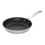 Le Creuset 3 Ply Stainless Steel Non-Stick Frypan with Helper Handle, 24cm - 24cm 