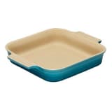 Le Creuset Stoneware Square Dish, 23cm - Caribbean Blue