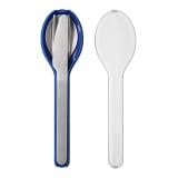 Mepal Ellipse Cutlery Set & Case, 3-Piece - Vivid Blue