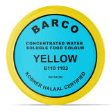 Barco Concentrated Food Colouring Powder, 10ml - Yellow