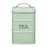 KitchenCraft Living Nostalgia Tea Canister - Sage Green