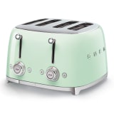 Smeg Retro 4-Slice Square Toaster, 2000W - Pastel Green