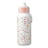 Mepal Campus Pop-Up Bottle, 400ml - Flowers & Butterflies 