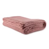 Linen Drawer Harmony Large Pure Cotton Throw - Rose Dust