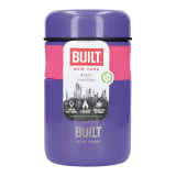 Built Insulated Stainless Steel Food Flask, 473ml - Neon Pink & Purple