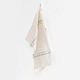 Barrydale Hand Weavers Small Country Variegated Striped Towel - Grey