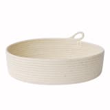 Mia Melange Ivory Round Table Basket - Medium 