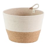 Mia Melange Jute Block Planter - Large 