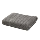 Waffle Weave Bath Towel, 525gsm - Cement