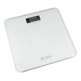 Casa Glass Round Edge Electronic Bathroom Scale - Bianco