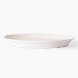 Mervyn Gers Glazed Stoneware Oval Platter, 25cm - Alabaster