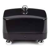 Alfille Temperature Controlled Butter Dish - Black with Black Lid