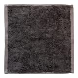 Linen House Nara Bamboo Cotton Facecloth, 550gsm - Charcoal