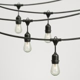 Hoi P'loy Vintage Black String Lights - 24 Sockets 