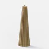 Okra Candle Mustard Gear-Shaped Candle - Medium 