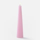 Okra Candle Light Taupe Gear-Shaped Candle - Large 