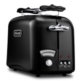 DeLonghi Argento 2-Slice Toaster, 800W - Black