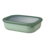 Mepal Cirqula Shallow Rectangular Multi Bowl, 2L - Nordic Sage