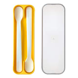 Mepal Mio Baby Feeding Spoon, Set of 2 - Yellow