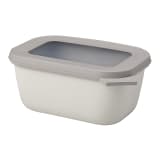 Mepal Cirqula Deep Rectangular Multi Bowl, 750ml - Nordic White