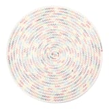 Humble & Mash Round Rope Placemats, Set of 2 - Multicoloured