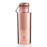 Coppa Wellness Plain Copper Water Bottle with Carry Handle - 750ml 