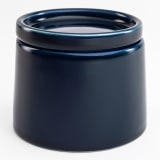 JAN Flat Stackable Sugar Pot - Cobalt Blue