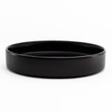 JAN Flat Stackable Pasta Bowls, Set of 4 - Black