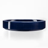 JAN Flat Stackable Pasta Bowls, Set of 4 - Cobalt Blue