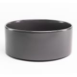 JAN Flat Stackable Salad Bowl, 23cm - Dark Grey