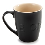 Le Creuset Stoneware Extra Large Logo Mug, 580ml - Matte Black