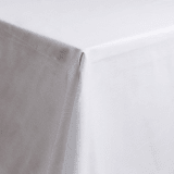 DSA White Pure Cotton Rectangular Tablecloth - 8-seater 