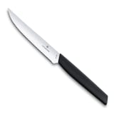 Victorinox Swiss Modern Serrated Steak Knife, 12cm - Black