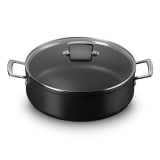 Le Creuset Toughened Non-Stick Sauteuse with Glass Lid - 30cm 