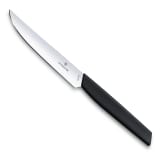 Victorinox Swiss Modern Steak Knife, 12cm - Swiss Modern Black