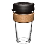 KeepCup Cork Reusable Travel Mug, 454ml - Black