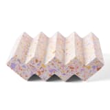 Alkaline Zigzag Terrazzo Soap Dish - Multicolour pastels