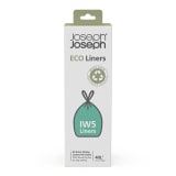 Joseph Joseph Eco Liners Recycled Bin Liners, Pack of 20 - IW5 40L 