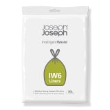 Joseph Joseph IW6 30L Custom-fit Bin Liners, Pack of 20 - Grey