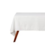 Maxwell & Williams Cotton Classics Rectangular Snow White Tablecloth - 10-seater 