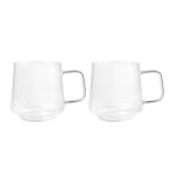 Maxwell & Williams Blend Sala Glass Mug, Set of 2 - Clear