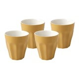 Maxwell & Williams Blend Sala Latte Cup, Set of 4 - Mustard