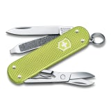 Victorinox Swiss Classic Army Alox Mini Pocket Knife, 6cm - Lime Twist