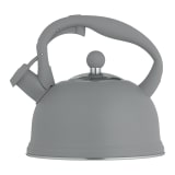 Typhoon Otto Whistling Stovetop Kettle, 1.8L - Grey & Silver