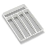 Madesmart Classic Antimicrobial Mini Cutlery Tray - White