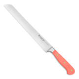 Wusthof Classic Colours Double Serrated Bread Knife, 23cm - Coral Peach