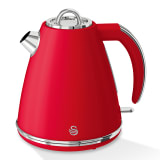 Swan Retro Cordless Kettle, 1.5L - Red