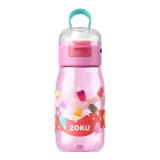 Zoku Pops Kids Flip Gulp Bottle - Pink Pops